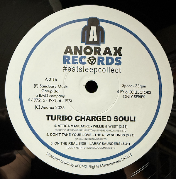 Turbo Charged Soul! - Various Artists 6 Track 10