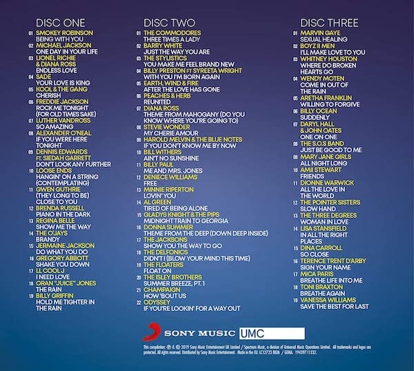 Being With You - Late Night Soul Classics - Various Artists 3X CD (Sony/Spectrum) - Image 3