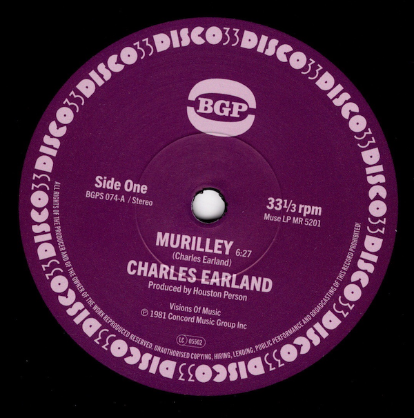 Charles Earland - Murilley / Leaving This Planet 45 (BGP) 7
