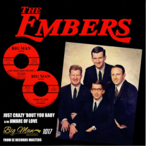 Embers - Just Crazy 'Bout You Baby / Aware Of Love DEMO 45 (Big Man) 7