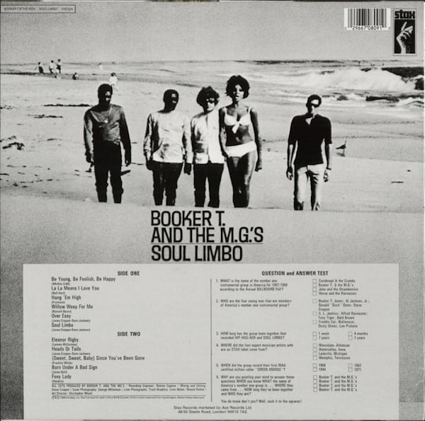 Booker T & The MGs - Soul Limbo LP Vinyl (Stax) - Image 2