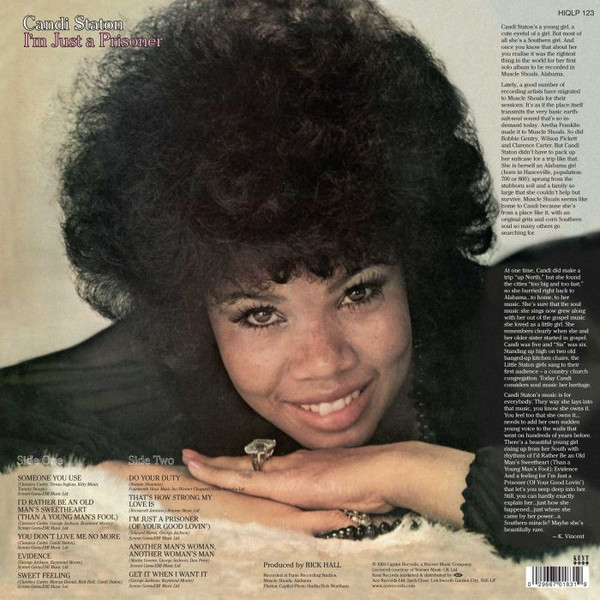 Candi Staton - I'm Just A Prisoner LP Vinyl (Kent) - Image 2