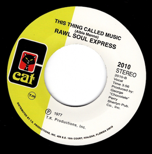 Rawl Soul Express - The Way We Live / This Thing Called Music 45 (Cat) 7