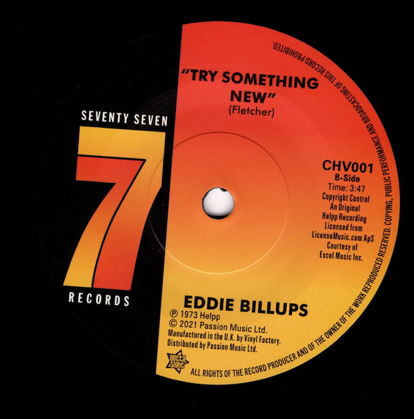 Eddie Billups - Shake Off That Dream / Try Something New DEMO 45 (Outta Sight) 7