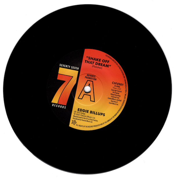 Eddie Billups - Shake Off That Dream / Try Something New DEMO 45 (Outta Sight) 7" Vinyl