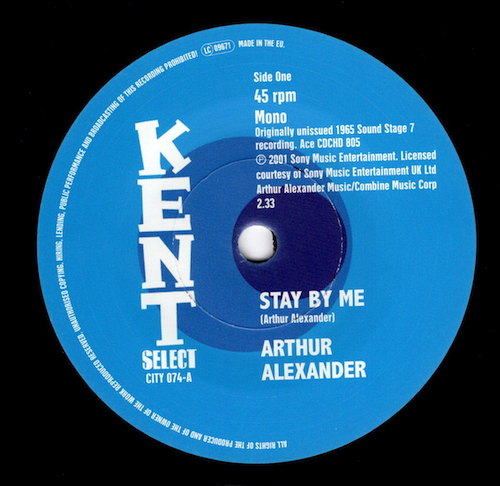Arthur Alexander - Stay By Me / Me And Mine 45 (Kent) 7