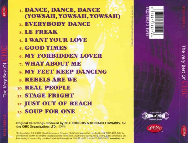 Chic - The Very Best Of CD (Rhino) - Image 3