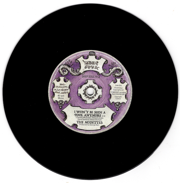 Modettes, The - I Won't Be Such A Fool Anymore / The Shaladons - Showdown 45 (Deep Soul) 7