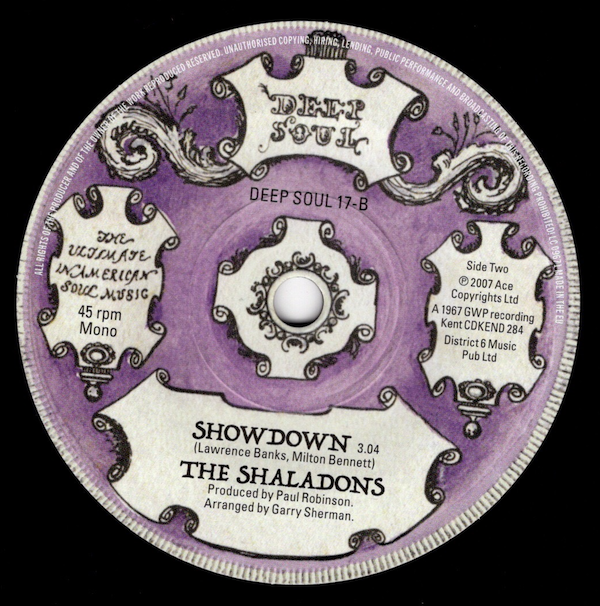 Modettes, The - I Won't Be Such A Fool Anymore / The Shaladons - Showdown 45 (Deep Soul) 7