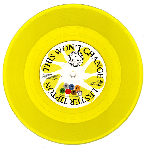 Lester Tipton - This Won't Change / Edward Hamilton - Baby Don't You Weep 45 (RSD 2022) Yellow 7″ Vinyl