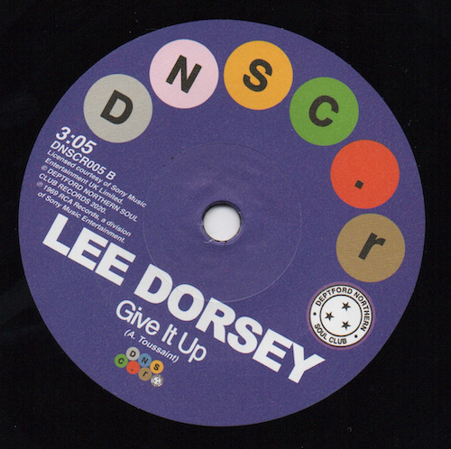 Lou Courtney - Trying To Find My Woman / Lee Dorsey - Give It Up 45 (Deptford Northern Soul Club) 7