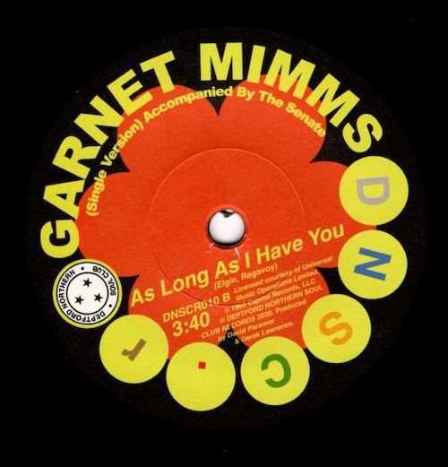 Garnet Mimms - As Long As I Have You / (Single Version) 45 (Deptford Northern Soul Club) 7