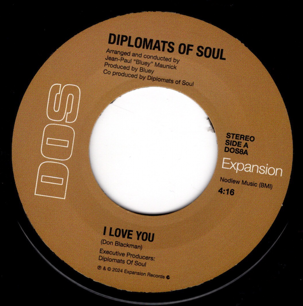 Diplomats Of Soul - I Love You / (Instrumental) 45 (Expansion) 7