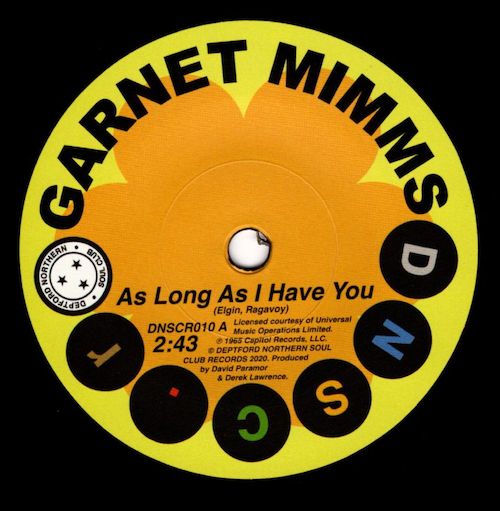 Garnet Mimms - As Long As I Have You / (Single Version) 45 (Deptford Northern Soul Club) 7
