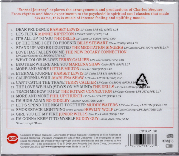 Eternal Journey - The Arrangements And Productions of Charles Stepney - Various Artists CD (BGP) - Image 2