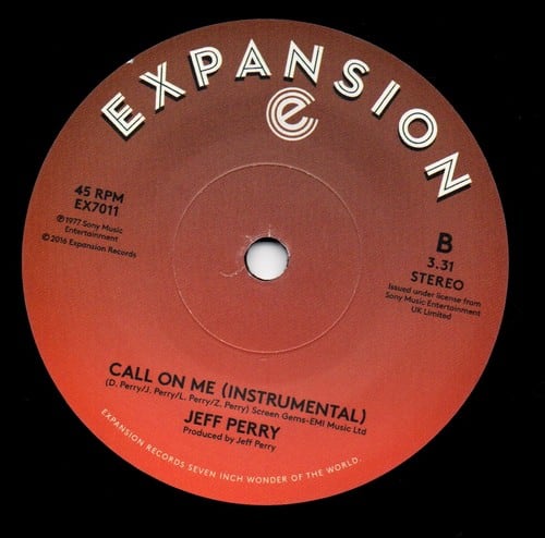 Jeff Perry - Call On Me (Vocal) / (Instrumental) 45 (Expansion) 7