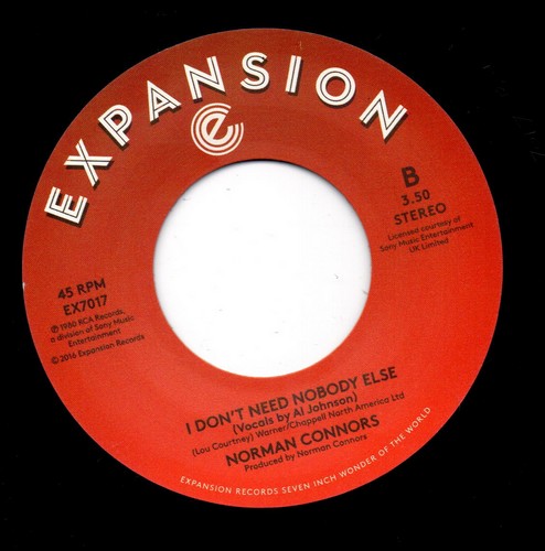 Norman Connors - Be There In The Morning / I Don't Need Nobody Else 45 (Expansion) 7