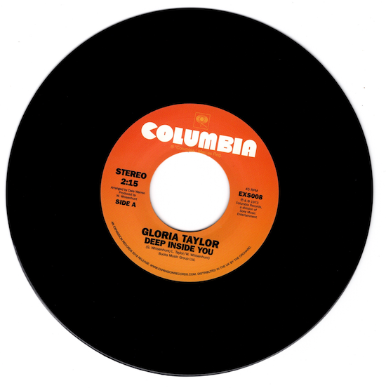 Gloria Taylor - Deep Inside You / World That's Not Real 45 (Expansion) 7