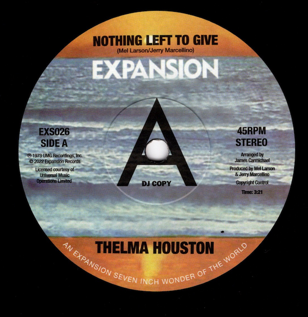 Thelma Houston - Baby Mine / Nothing Left To Give DEMO 45 (Expansion) 7
