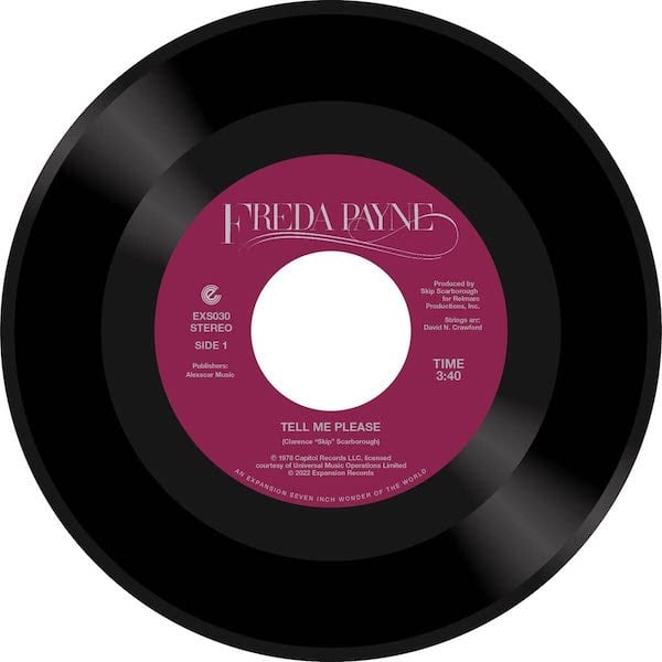 Freda Payne - Tell Me Please / I Get High (On Your Memory) 45 (Expansion) 7