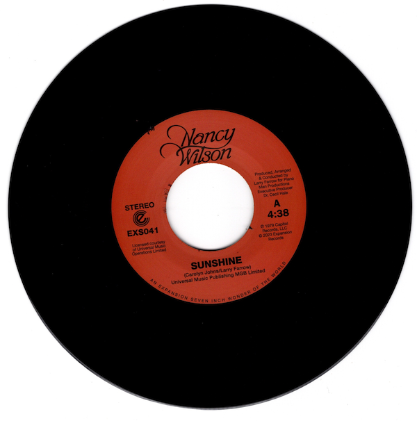 Nancy Wilson - The End Of Our Love / Sunshine 45 (Expansion) 7