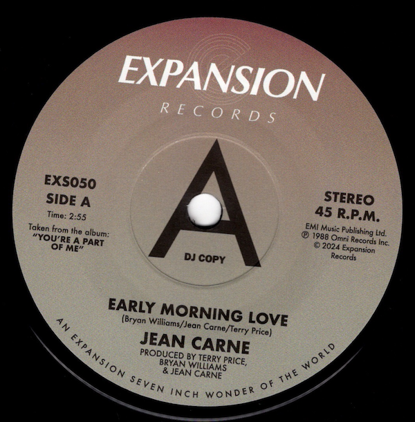 Jean Carne - Early Morning Love / Heartache DEMO 45 (Expansion) 7