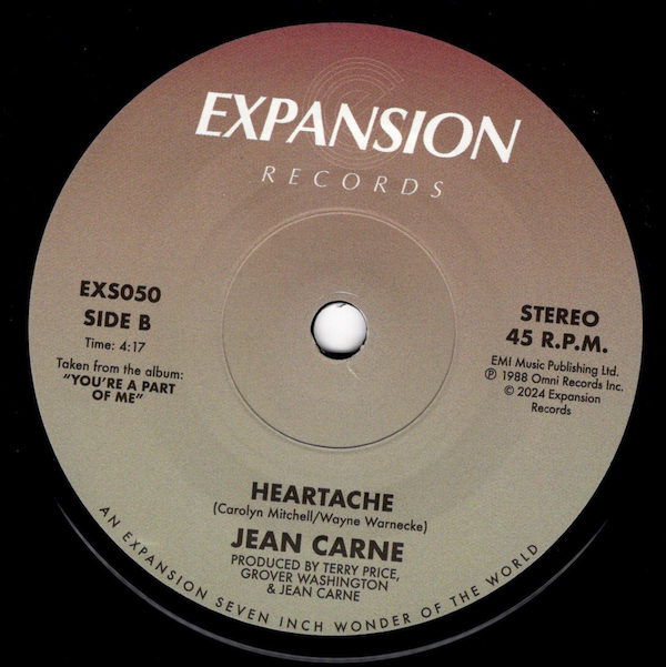 Jean Carne - Early Morning Love / Heartache DEMO 45 (Expansion) 7