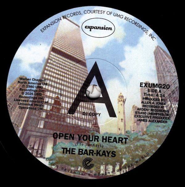 Bar-Kays, The - Open Your Heart / Feels Like I'm Falling In Love DEMO 45 (Expansion) 7