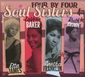 Four By Four Soul Sisters Etta James, LaVern Baker, Aretha Franklin, Ruth Brown 4X CD Set (One Louder)
