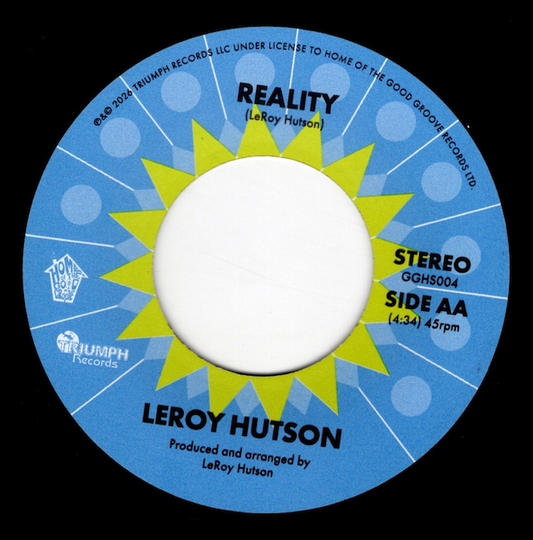 Leroy Hutson - Lucky Fellow ('94 Mix) / Reality 45 (Home Of The Good Groove) 7