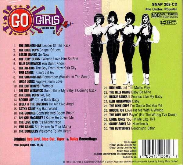 Go Girls - With The Girls From Red Bird - Various Artists CD (Charly) - Image 3
