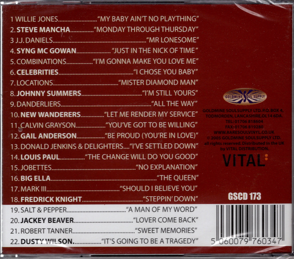 Rare Soul Review - Various Artists CD (Goldmine Soul Supply) - Image 2