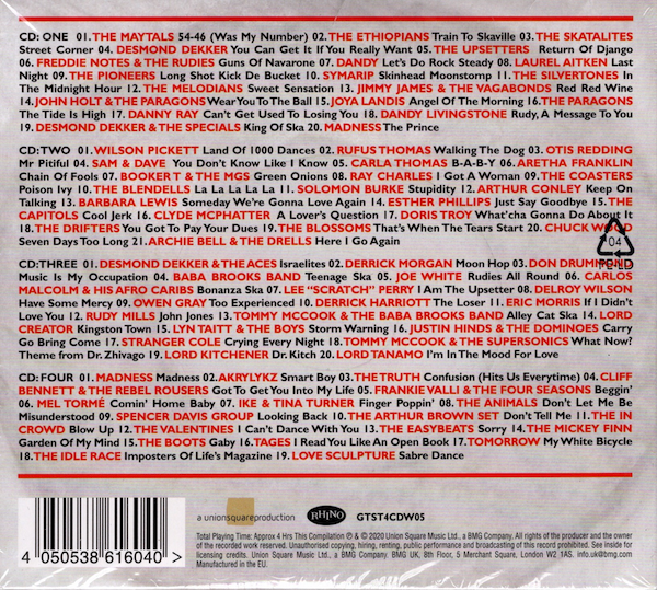 Greatest Ever Ska & Mod - Various Artists 4x CD (Union Square) - Image 3
