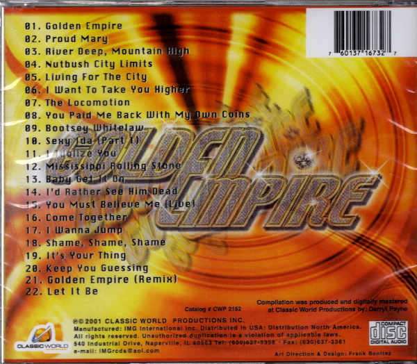 Ike & Tina Turner - Golden Empire CD (Classic World) - Image 2