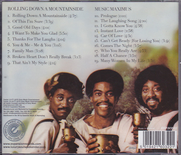 Main Ingredient - Rolling Down A Mountainside / Music Maximus CD (Expansion) - Image 2
