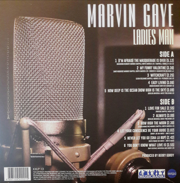 Marvin Gaye - Ladies Man 180 gram LP Vinyl (Musicbank) - Image 3