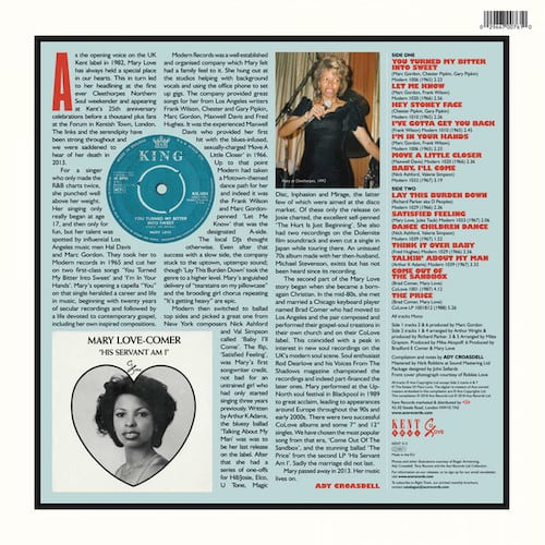 Mary Love - Lay This Burden Down LP Vinyl Album (Kent) - Image 3