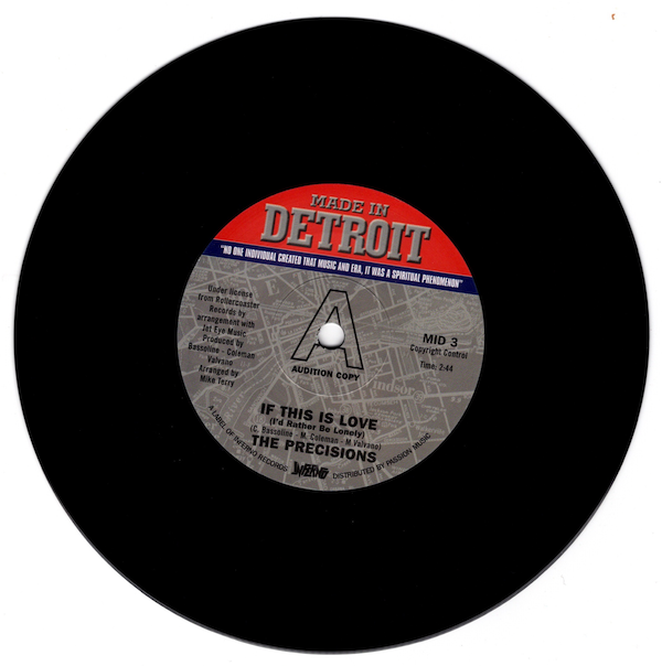 Precisions, The - If This Is Love (I'd Rather Be Lonely) DEMO 45 (Made In Detroit) 7
