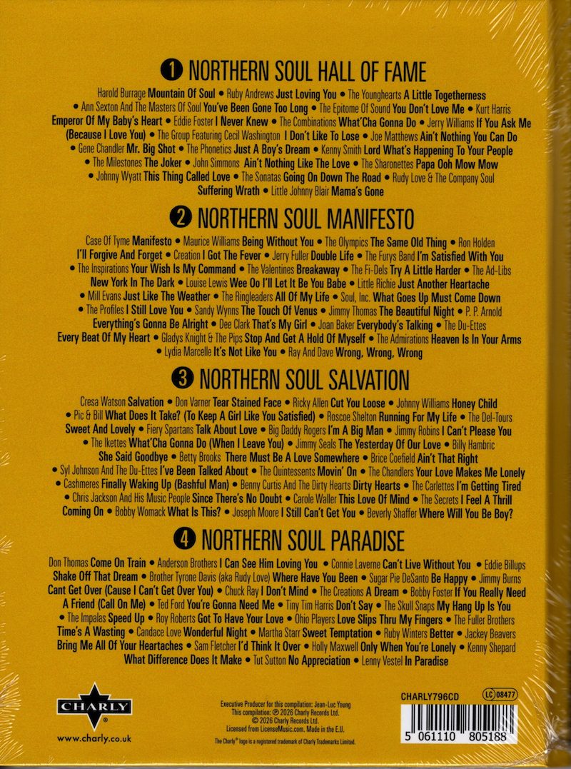 Mountain Of Soul - 101 Northern Soul Sounds - Various Artists 4X CD Box Set (Charly) - Image 3