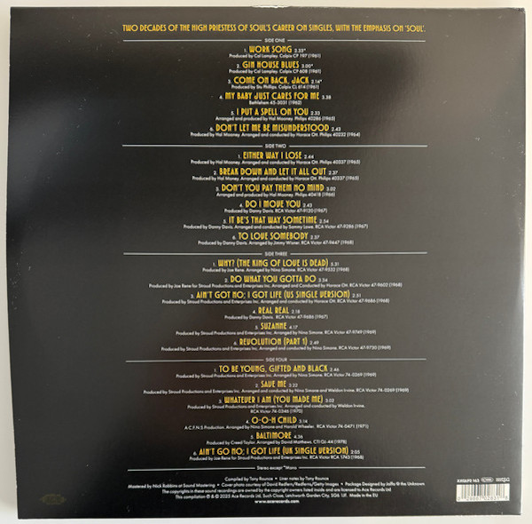 Nina Simone - Let It All Out - Selected Singles 1961-1978 2x LP Vinyl Gatefold Sleeve (Ace) - Image 2