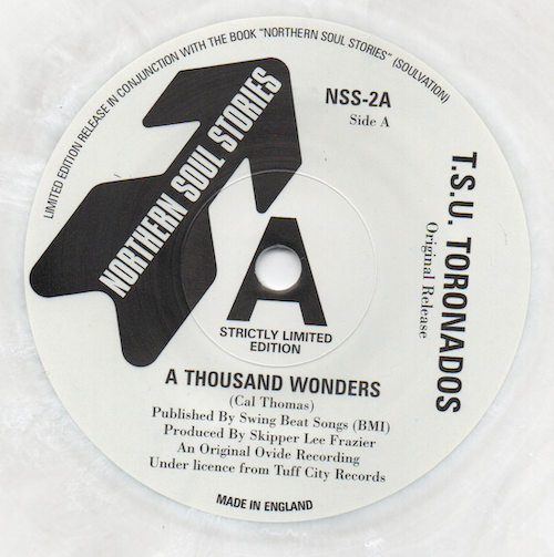 T.S.U Toronados - A Thousand Wonders / (Vocal Take 2) 45 White 7