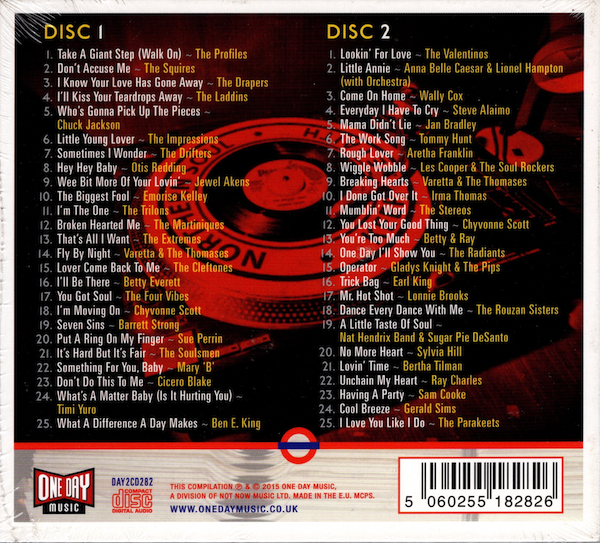 Northern Soul Underground - 50 Soulful Rarities - Various Artists 2X CD (One Day Music) - Image 3