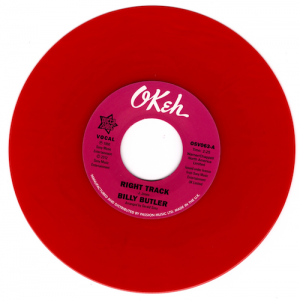 Billy Butler - Right Track / (Instrumental) 45 (Outta Sight) RED 7" Vinyl
