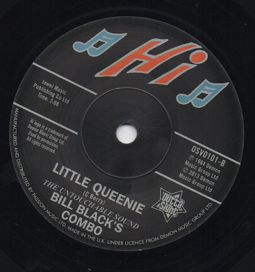 Willie Mitchell - The Champion / Bill Black's Combo - Little Queenie DEMO 45 (Outta Sight) 7