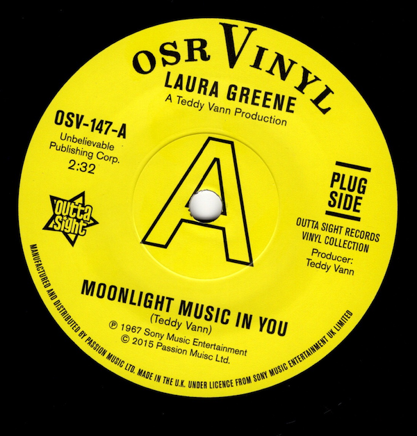 Laura Greene - Moonlight Music In You / Peggy March – If You Loved Me DEMO 45 (Outta Sight) 7