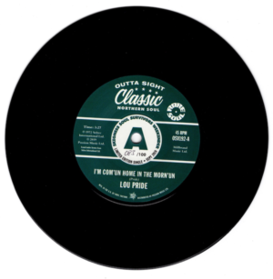 Lou Pride - I'm Com'un Home In The Morn'un / Don Varner - Tear Stained Face NUMBERED DEMO 45 (Outta Sight) 7