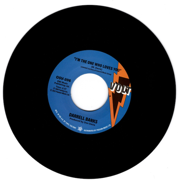 Darrell Banks - I'm The One Who Loves You / Forgive Me 45 (Outta Sight) 7