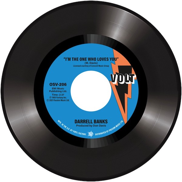 Darrell Banks - I'm The One Who Loves You / Forgive Me 45 (Outta Sight) 7