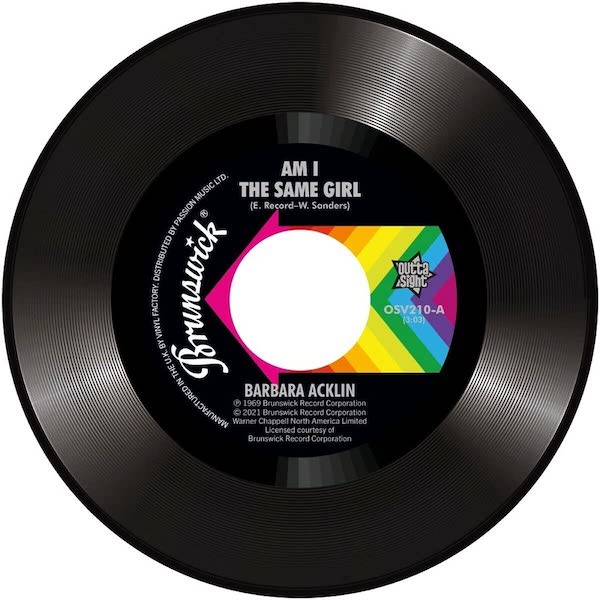 Barbara Acklin - Am I The Same Girl / Young-Holt Unlimited - Soulful Strut 45 (Outta Sight) 7" Vinyl