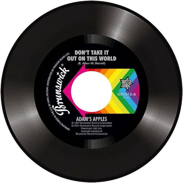 Adam's Apples - Don't Take It Out On This World / The Cooperettes - Shing-A-Ling 45 (Outta Sight) 7